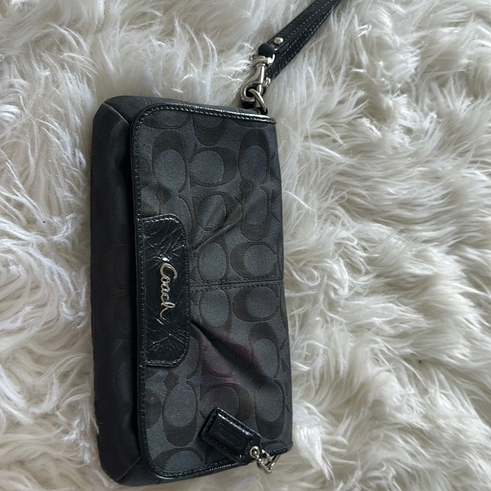 Y2k coach wristlet